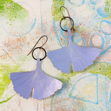 Load image into Gallery viewer, Larger Ginkgo Leaves Tin Earrings  |  Various Colors
