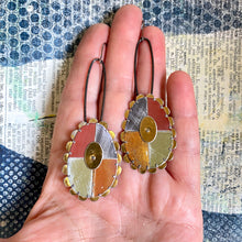 Load image into Gallery viewer, Quarter of Mutation XIII Tin Earrings