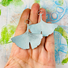 Load image into Gallery viewer, Larger Ginkgo Leaves Tin Earrings  |  Various Colors
