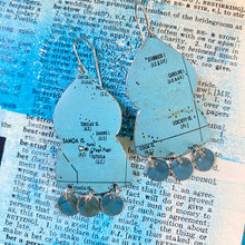 Load image into Gallery viewer, Samoa Temple Drop Tin Earrings