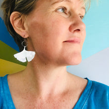 Load image into Gallery viewer, Larger Ginkgo Leaves Tin Earrings  |  Various Colors