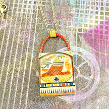 Load image into Gallery viewer, Horus Upcycled Tin Necklace