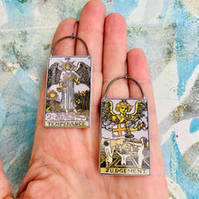 Load image into Gallery viewer, Tarot Card Tin Earring—Pick Your Two Favorites