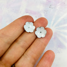 Load image into Gallery viewer, Tiny Blossoms Tin Post Earrings