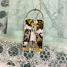 Load image into Gallery viewer, Tarot Card Tin Earring—Pick Your Two Favorites