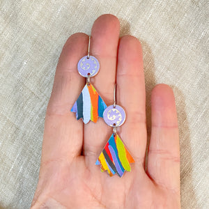 Pinked Edge Brights Earrings