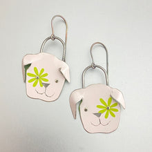 Load image into Gallery viewer, Daisy Puppies Tin Earrings