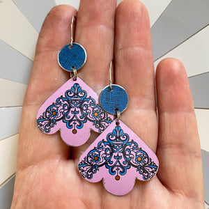 Filigree Corner Trefoil Earrings