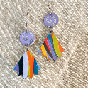 Pinked Edge Brights Earrings