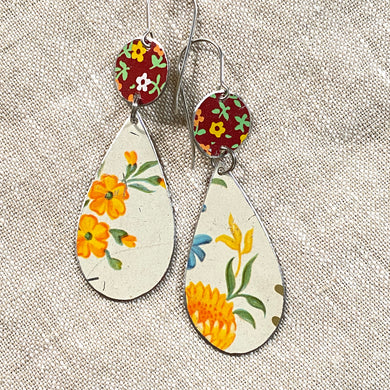 Calico & Sunny Flower Earrings