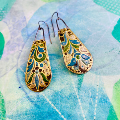 Morris Drops Recycled Tin Earrings