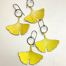 Load image into Gallery viewer, Smaller Ginkgo Leaf Earrings  |  Various Colors