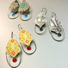 Load image into Gallery viewer, Circle-y Cools Shielded Tin Earrings