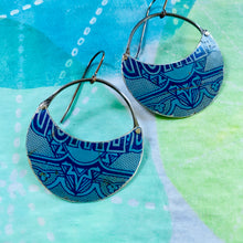 Load image into Gallery viewer, Edgeworth Circles Upcycled Tin Earrings