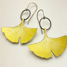 Load image into Gallery viewer, Smaller Ginkgo Leaf Earrings  |  Various Colors