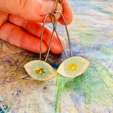 Load image into Gallery viewer, Starburst Eyes Upcycled Tin Earrings