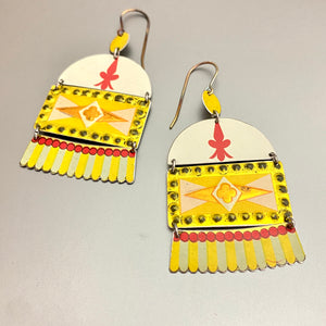 Lit Up Tin Earrings