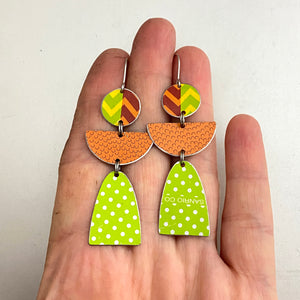 Mixed Brights Angels Tin Earrings