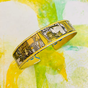 Tarot Kings & Queens  | Upcycled Tin Cuff