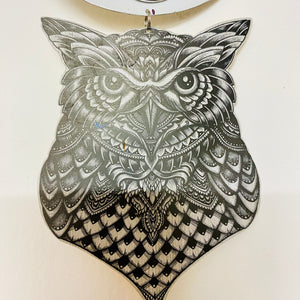 Gorgeous Owl Talisman Wall Hanging