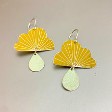 Load image into Gallery viewer, Sunray Clouds Tin Earrings