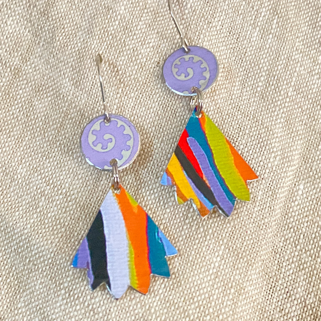 Pinked Edge Brights Earrings