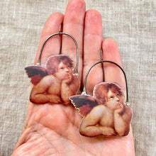 Load image into Gallery viewer, Raphael’s Cherubs Tin Earrings