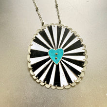 Load image into Gallery viewer, Rave Mandala Love Tin Necklace