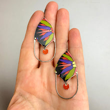 Load image into Gallery viewer, Patron Midnight Shielded Tin Earrings