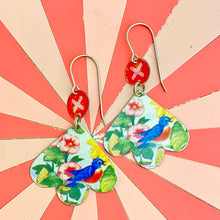 Load image into Gallery viewer, Little Bluebirds Trefoil Earrings