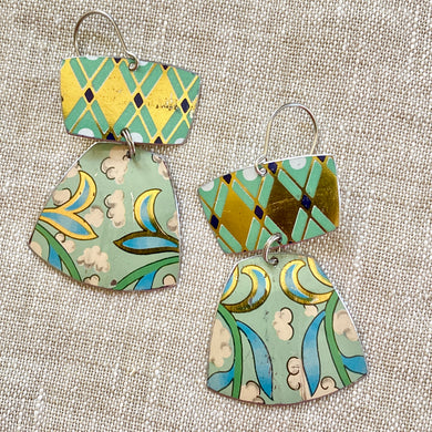 Mixed Vintage Turquoise Earrings