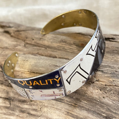 Quality Choice Tesserae Tin Cuff