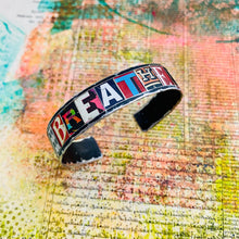 Load image into Gallery viewer, CUSTOM Intention Cuff  | Upcycled Tesserae Tin