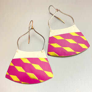 Mardi Gras Tin Earrings