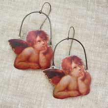 Load image into Gallery viewer, Raphael’s Cherubs Tin Earrings