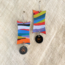 Load image into Gallery viewer, Happy Colors Mod Rectangle Earrings