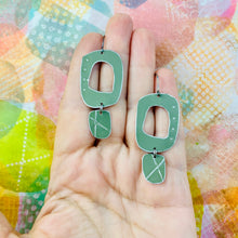 Load image into Gallery viewer, Mod Clay Upcycled Tin Earrings