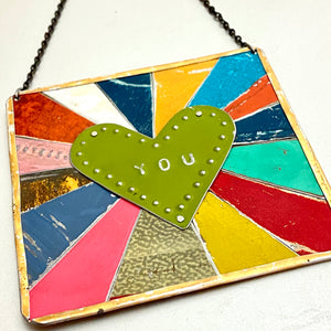 Love YOU Square Wall Hanging