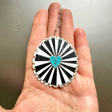 Load image into Gallery viewer, Rave Mandala Love Tin Necklace