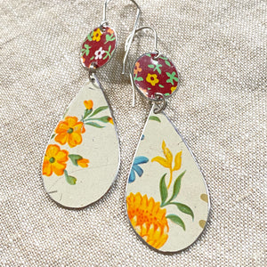 Calico & Sunny Flower Earrings