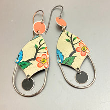 Load image into Gallery viewer, Pure Pink Blossoms Shielded Tin Earrings