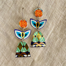 Load image into Gallery viewer, Orange Blossom Angel Earrings