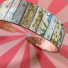 Load image into Gallery viewer, Mixed Vintage Tesserae Tin Cuff