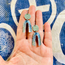 Load image into Gallery viewer, Edgeworth Open Arches Upcycled Tin Earrings