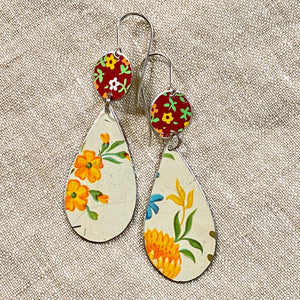 Calico & Sunny Flower Earrings