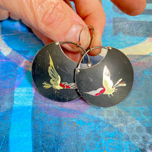 Load image into Gallery viewer, Acrobatics Circle Tin Earrings