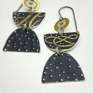 Midnight Angels Tin Earrings