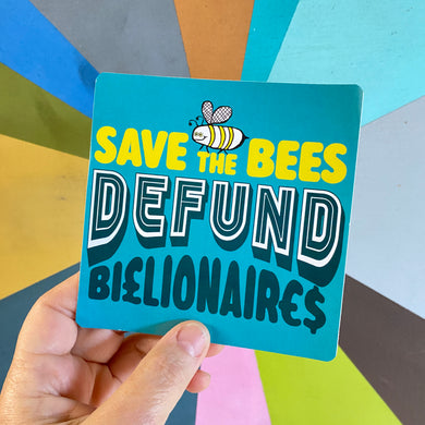 Save the Bees Bumper Sticker