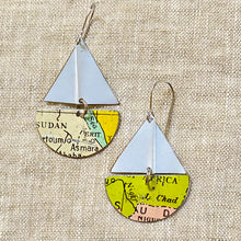 Load image into Gallery viewer, Sudan Sailboat Earrings