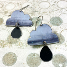 Load image into Gallery viewer, Moody Clouds Tin Earrings